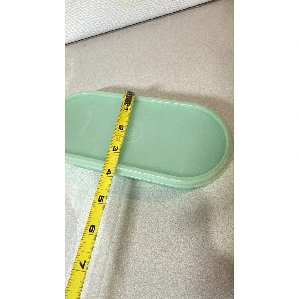 Vtg Jadeite Green Tupperware Missing Cheese Grater Shredder 1375 2Pc Storage Lid